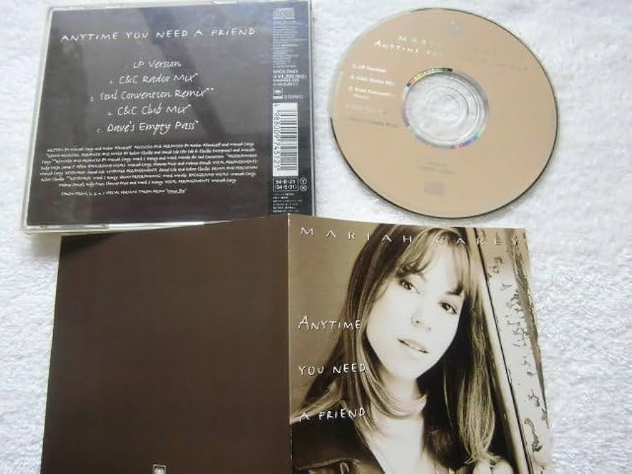 プロモ盤　マライア・キャリー　ANYTIME YOU NEED A FRIEND ナスティーストリートレコード】MARIAH CAREY / ANYTIME YOU